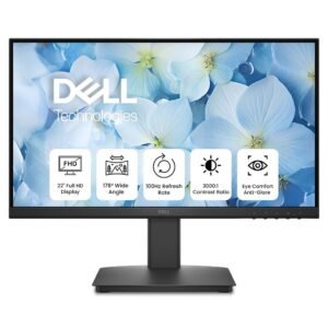Dell 22 Monitor - SE2225HM, Full HD (1920x1080), 100Hz, VA, 5ms, VESA (100x100mm), HDMI, VGA, 3 Year Warranty, Black