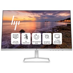 HP S5 524SF Series 5 23.8-Inch Full HD IPS Monitor – Sleek Black Design, Anti-Glare Display, and Micro-Edge Bezel