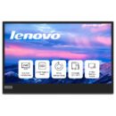 Lenovo L15 15.6-Inch Portable Full HD IPS Monitor – Dual USB-C Connectivity, Ultra-Slim Design, and Eye-Care Technology