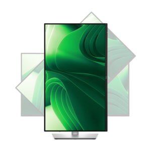 Dell Pro 24 Plus P2425D Monitor, 24" IPS Display, WQHD Resolution, 100Hz Refresh Rate, 5ms (GtG Fast) Response Time, 16.7 Million Color Display, 15W Power Delivery, Black-Sliver