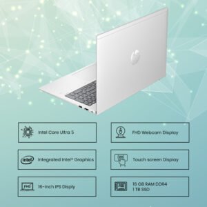HP Business & Professional ProBook 460 G11 Laptop With 16-Inch IPS Display, Intel Core Ultra 5 125U Processor, 16GB RAM DDR4, 1TB SSD Nvme, Intel Graphics, Windows 11 Pro, Ms Office Pro