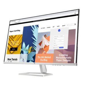 HP Series 5 532sf Monitor with 31.5" FHD VA Display, 100Hz Refresh Rate, 7ms (GtG with Overdrive) Response Time, Tilt Adjustable, 99% sRGB Color Gamut, Black/Silver