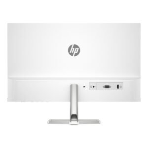 HP S5 524sw Monitor with 23.8" FHD Display, Sleek White Design, Clear Visuals for Work and Entertainment