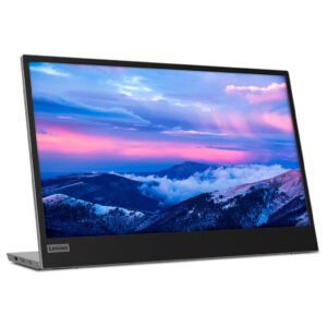 Lenovo L15 Monitor with 15.6" FHD IPS Display, Ultra-Portable Design, Dual USB-C Connectivity, Eye-Care Technology, Black