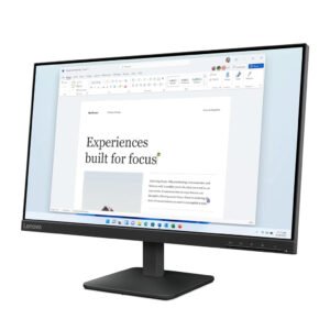 Lenovo L24e-40 Monitor with 23.8" FHD VA Display, 100Hz Refresh Rate, 4ms Response Time, HDMI & VGA Connectivity, Cloud Grey