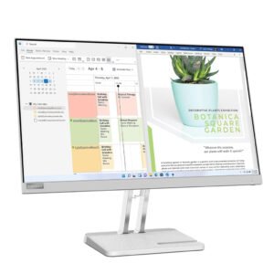 Lenovo L22e-40 Monitor with 21.5" FHD VA Display, 75Hz Refresh Rate, 4ms Response Time, HDMI & VGA Connectivity, Cloud Grey