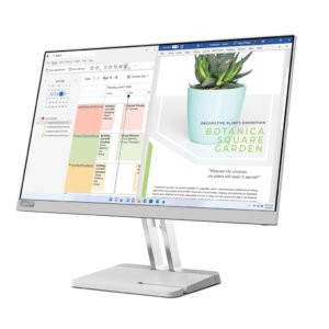 Lenovo L22e-40 Monitor with 21.5" FHD VA Display, 75Hz Refresh Rate, 4ms Response Time, HDMI & VGA Connectivity, Cloud Grey
