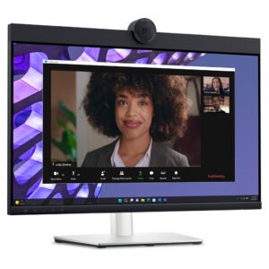 Dell P2424HEB Pro Plus Monitor with 24" 2K QHD IPS Display, Built-in Webcam for Video Conferencing, Height Adjustable Stand, Eye Comfort Certified, Black