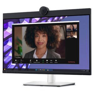 Dell P2424HEB Pro Plus Monitor with 24" 2K QHD IPS Display, Built-in Webcam for Video Conferencing, Height Adjustable Stand, Eye Comfort Certified, Black