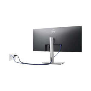 Dell P3424WE Pro Plus Monitor with 34.1" WQHD IPS Display, USB-C Hub with HDMI, DisplayPort, VGA & USB Connectivity, Height Adjustable Stand, Eye Comfort Certified, Black