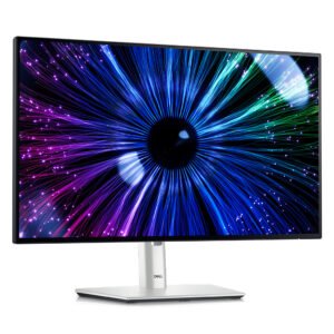 Dell U2424HE UltraSharp Monitor with 24" FHD IPS Display, USB-C Connectivity, Factory Color Calibrated, Height Adjustable Stand, Eye Comfort Certified, Black