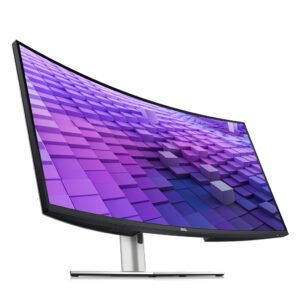 Dell U3824DW UltraSharp Monitor with 38" WQHD Curved IPS Display, Integrated USB-C Hub, Built-in Speakers, Height Adjustable Stand, Eye Comfort Certified, Black