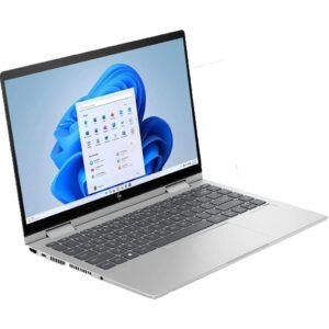 HP OmniBook 5 Flip Laptop, 14" 2K IPS Touch Display, Intel Core 7 Series 1 Processor, 16GB RAM, 512GB SSD, Intel Graphics, English keyboard, Windows 11 Home, Glacier Silver | B86Q7UA#ABA
