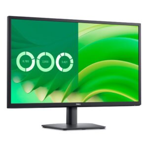 Dell E2725H Monitor with 27" FHD VA Display, DisplayPort & VGA Connectivity, Tilt Adjustable, Eye Comfort Certified, Black