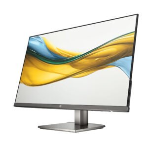 HP S5 524DA Monitor with 23.8" FHD Display, Built-in Dual Speakers, Height Adjustable Stand, Sleek and Modern Design