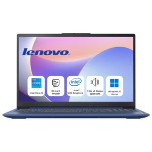 Lenovo IdeaPad Slim 3 15IRH8 Laptop – 15.6-Inch FHD Display, Intel Core i5-13420H, 8GB DDR5 RAM, 512GB SSD, Intel UHD Graphics, Windows 11 Home, Arctic Grey