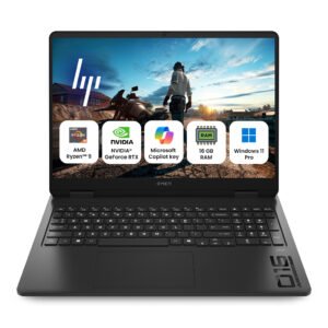 HP Omen 16-AP0167AX Gaming Laptop – 16″ FHD Display, AMD Ryzen 9-8940HX, 16GB DDR5 RAM, 512GB SSD, NVIDIA GeForce RTX 5060 8GB, Windows 11 Pro, Microsoft Office Lifetime, Shadow Black