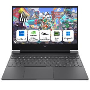 HP Victus 15-FA2317TX Gaming Laptop – 15.6″ FHD Display, Intel Core i7-13620H, 16GB RAM, 512GB SSD, NVIDIA GeForce RTX 4050 6GB, Windows 11 Pro, Microsoft Office Professional Lifetime, Mica Silver