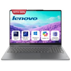 Lenovo Yoga 7 2-in-1 16ILL10 Laptop – 16" WUXGA Touch Display, Intel Core Ultra 7 256V, 16GB RAM, 1TB SSD, Intel Arc Graphics, Windows 11, Luna Grey