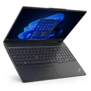 Lenovo ThinkPad E16 Gen 2 UltraSlim Laptop with 16" WUXGA Display, Intel Core Ultra 5-125H Processor, 8GB RAM, 512GB SSD, Windows 11 Pro, Microsoft Office Professional Lifetime Activated, Fingerprint Sensor