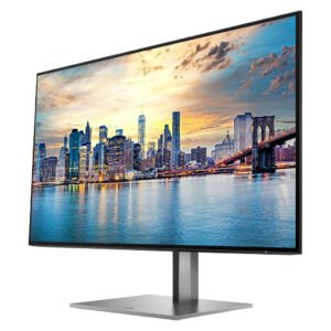 HP Z27Q G3 Monitor with 27" QHD IPS Display, 2560 x 1440 Resolution @ 60Hz, 5ms Response Time (GtG with Overdrive), 16:9 Aspect Ratio, Sleek Silver Design – Ideal for Professional and Creative Work