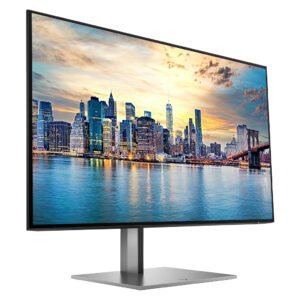 HP Z27Q G3 Monitor with 27" QHD IPS Display, 2560 x 1440 Resolution @ 60Hz, 5ms Response Time (GtG with Overdrive), 16:9 Aspect Ratio, Sleek Silver Design – Ideal for Professional and Creative Work