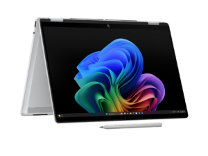 HP OmniBook X Flip AI 14-FM0047 2-IN-1 Core™ Ultra 7 256V 512GB SSD 16GB 14" WUXGA (1920x1200) TOUCHSCREEN WIN11 IR Webcam GLACIER SILVER Backlit Keyboard