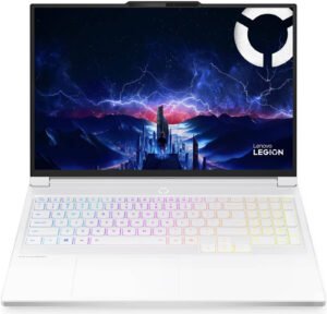 Lenovo LEGION 7 16IAX10 GAMING Core™ Ultra 7 255HX 1TB SSD 32GB 16" (2560x1600) OLED 165Hz WIN11 NVIDIA® RTX 5060 8192MB GLACIER WHITE RGB Backlit Keyboard. 83KY0007US