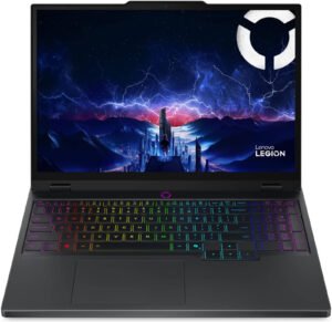 Lenovo Legion 5 15IRX10 Gaming Laptop, 15.1" WQXGA OLED 165Hz Display, Intel Core i7-14700HX, 16GB RAM, 512GB SSD, GeForce RTX 5060 8GB GPU, English K/B, Win11, Eclipse Black | 83LY000LUS