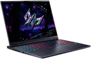 Acer Predator Helios Neo 16S AI Gaming Laptop, 16" WQXGA OLED 240Hz Display, Inlet Core Ultra 9 275HX, 16GB RAM, 1TB SSD, RTX 5060 8GB GPU, English K/B, Win11, Black | NH.QZSAA.001 / NH.U0MAA.001