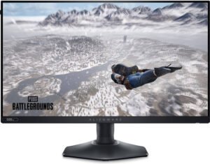 Dell Alienware AW2524HF Gaming Monitor, 24.5" FHD Fast IPS Display, Up to 500Hz Refresh Rate, 0.5ms (GtG Min) Response Time, AdaptiveSync & AMD FreeSync Premium Technology, Black | AW2524HF